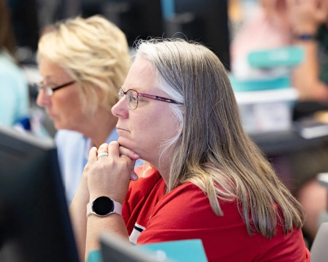 Teachers observing the CODERS launch.