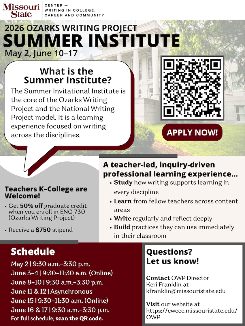 Summer Institute Informational Flyer